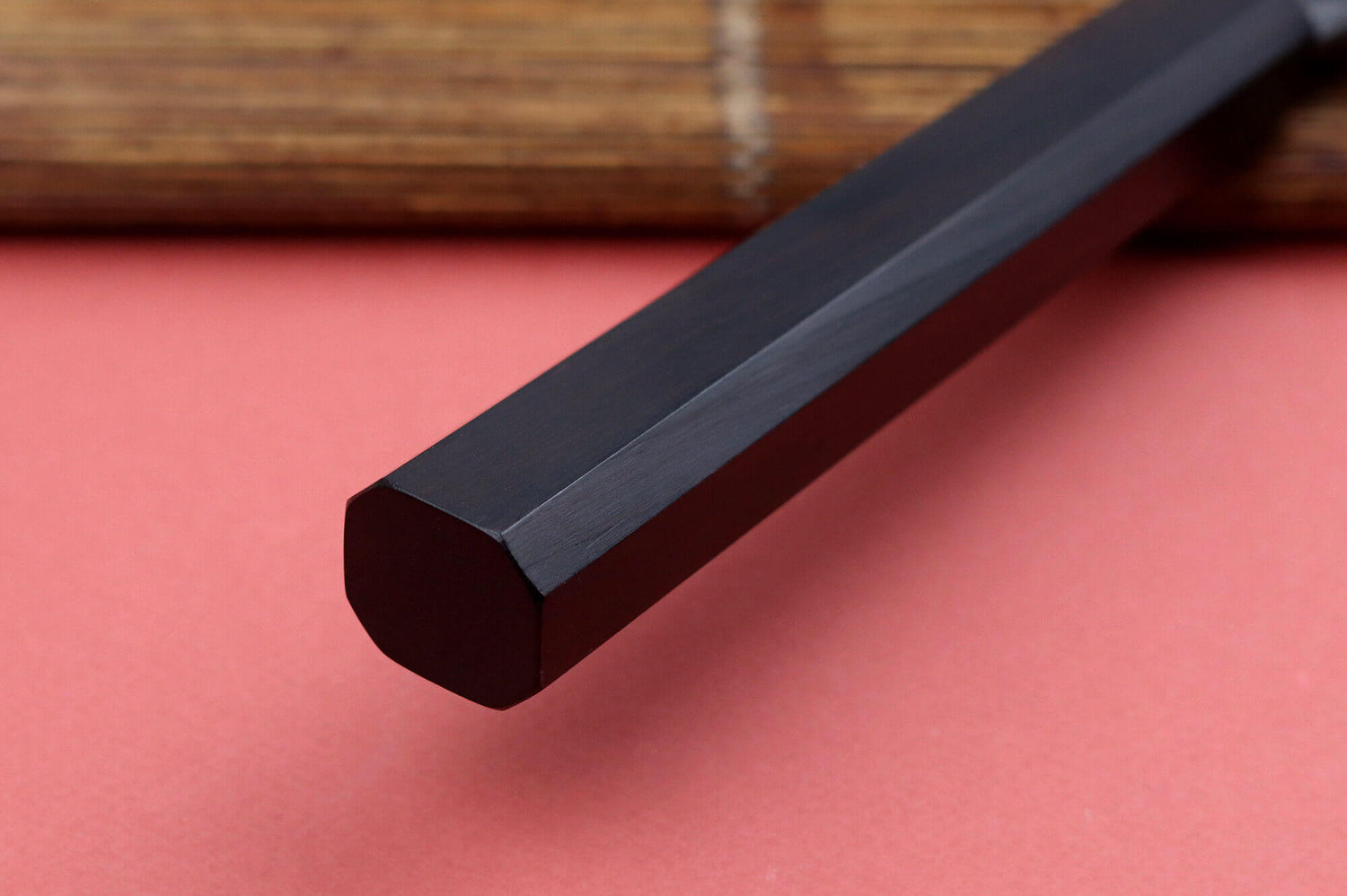 Couteau yanagiba kiritsuke 30cm japonais artisanal Hatsukokoro Shirasagi manche en ébène