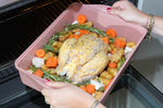 L'Incroyable Plat Ajustable Cookut 40x30cm guimauve