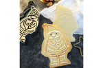 Emporte pièce Scrapcooking Père Noël + embosseur en bois