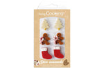 Décors Scrapccoking Sweet Xmas en pâte d'amande