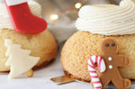 Décors Scrapccoking Sweet Xmas en pâte d'amande