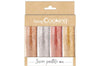 Set Scrapcooking 4 Sucres Pailletés Mix or, or rose, argent, rubis - 76g