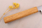 Couteau yanagiba 27cm artisanal japonais Tsunehisa AUS-8 manche en chêne
