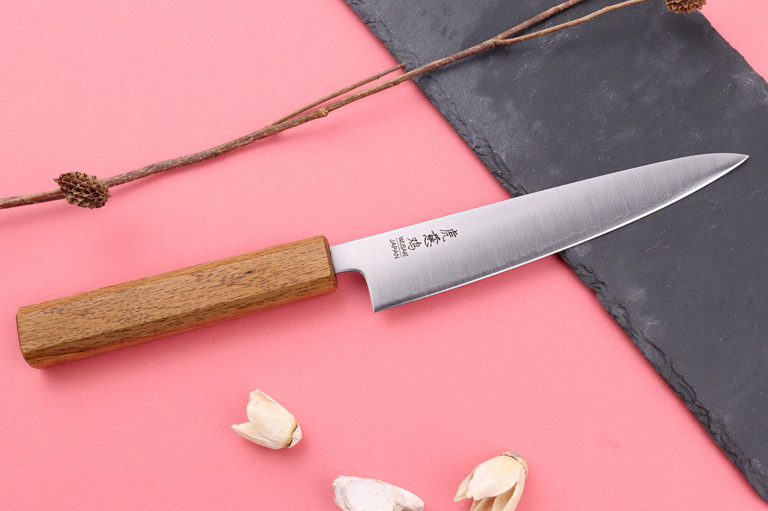 Couteau universel japonais artisanal Wusaki Migaki G3 15cm