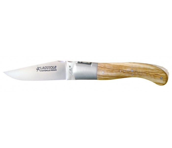 Couteau Laguiole GILLES, manche 13 cm olivier