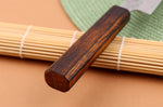 Couteau sujihiki 24cm japonais artisanal Yuzo Enju Damas 440C