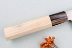 Couteau kiritsuke 21cm japonais artisanal Toshitaka Suminagashi SG2 Damas