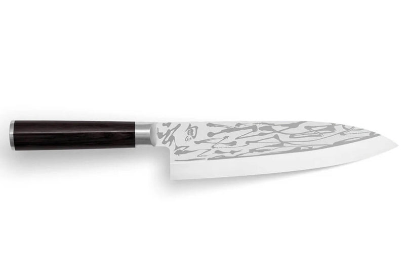 Couteau Deba japonais KAI Shun Pro Sho 21cm tranchant asymétrique