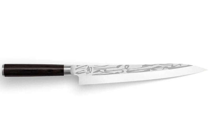 Couteau Yanagiba japonais KAI Shun Pro Sho 24cm tranchant asymétrique