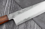 Couteau de chef 21cm japonais artisanal Hado Kirisame Shirogami