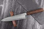 Couteau de chef 21cm japonais artisanal Hado Kirisame Shirogami