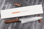 Couteau de chef 21cm japonais artisanal Hado Kirisame Shirogami