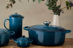 Cocotte ovale en fonte émaillée Le Creuset Signature 29cm Deep Teal