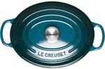 Cocotte ovale en fonte émaillée Le Creuset Signature 29cm Deep Teal