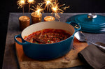 Cocotte ovale en fonte émaillée Le Creuset Signature 29cm Deep Teal
