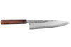 Couteau de chef 24cm japonais artisanal Hado Kirisame Shirogami