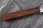 Couteau de chef 24cm japonais artisanal Hado Kirisame Shirogami