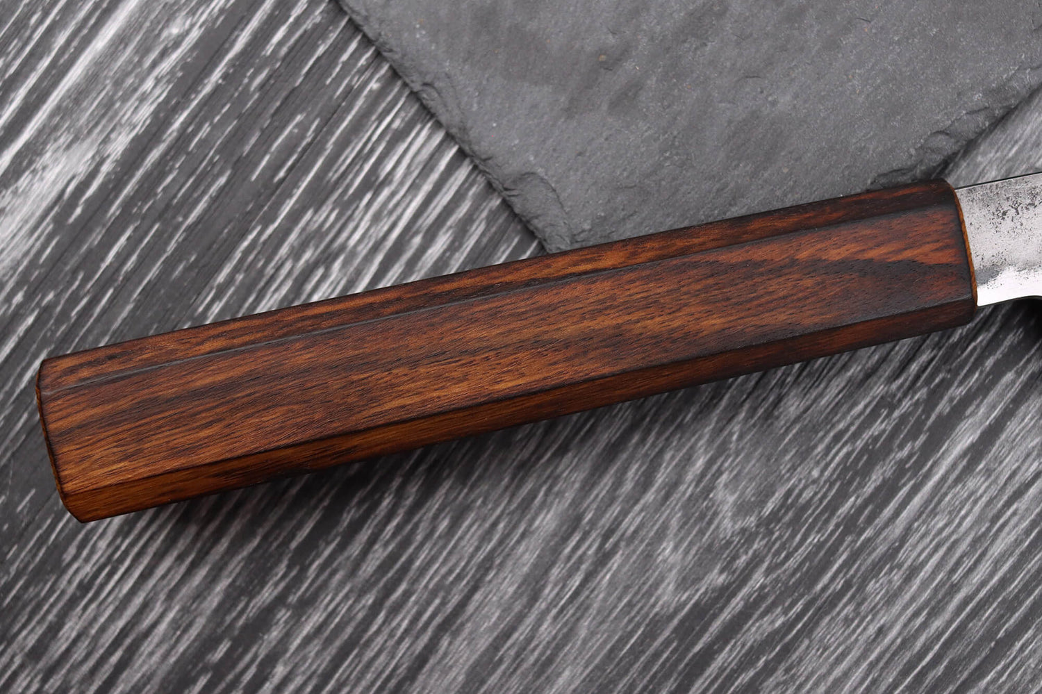 Couteau de chef 24cm japonais artisanal Hado Kirisame Shirogami