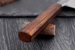 Couteau de chef 24cm japonais artisanal Hado Kirisame Shirogami