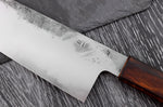 Couteau de chef 24cm japonais artisanal Hado Kirisame Shirogami