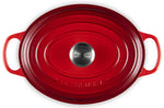 Cocotte ovale en fonte émaillée Le Creuset Signature 29cm Cerise