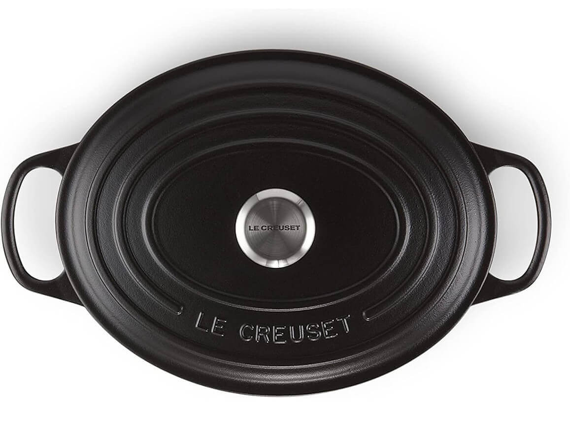 Cocotte ovale en fonte émaillée Le Creuset Signature 29cm Noir Mat