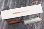 Couteau bunka 18cm japonais artisanal Hado Kirisame Shirogami