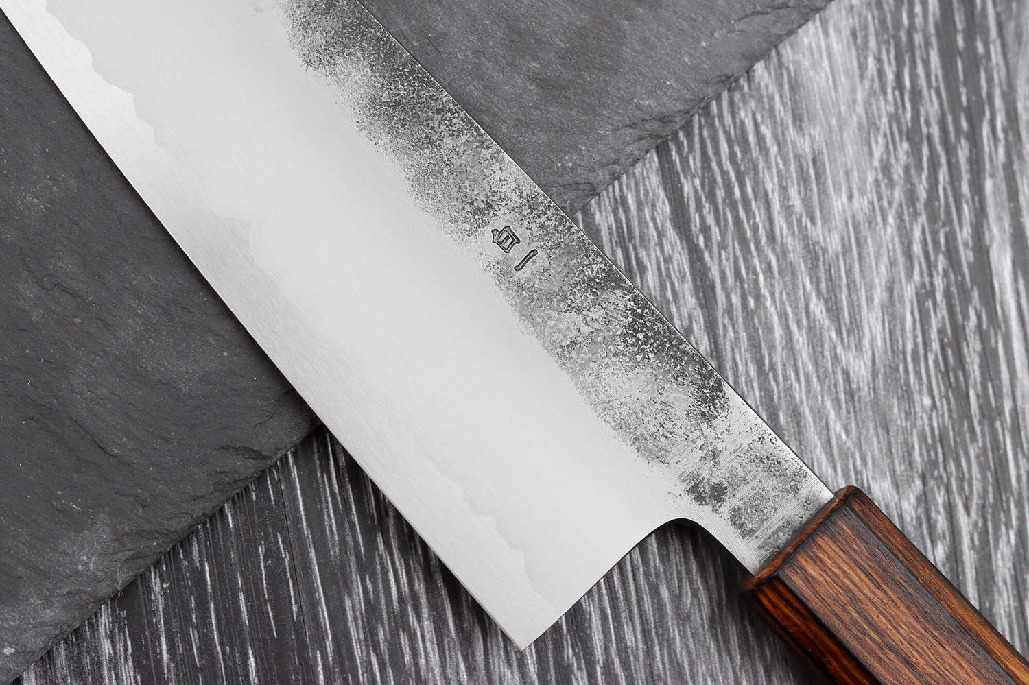 Couteau bunka 18cm japonais artisanal Hado Kirisame Shirogami