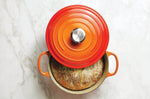 Cocotte ronde en fonte émaillée Le Creuset Signature 28cm Volcanique