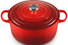 Cocotte ronde en fonte émaillée Le Creuset Signature 28cm Cerise