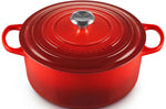 Cocotte ronde en fonte émaillée Le Creuset Signature 28cm Cerise