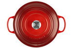 Cocotte ronde en fonte émaillée Le Creuset Signature 28cm Cerise