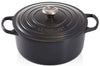 Cocotte ronde en fonte émaillée Le Creuset Signature 28cm Noir Mat