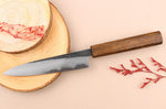 Couteau universel 15cm japonais artisanal Hado Sumi B1D manche en chêne