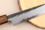 Couteau universel 15cm japonais artisanal Hado Sumi B1D manche en chêne