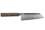 Couteau bunka 18cm japonais artisanal Hado Sumi B1D manche en chêne
