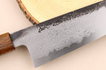 Couteau bunka 18cm japonais artisanal Hado Sumi B1D manche en chêne