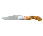 Couteau Laguiole GILLES, lame damas inox, manche 13cm genévrier