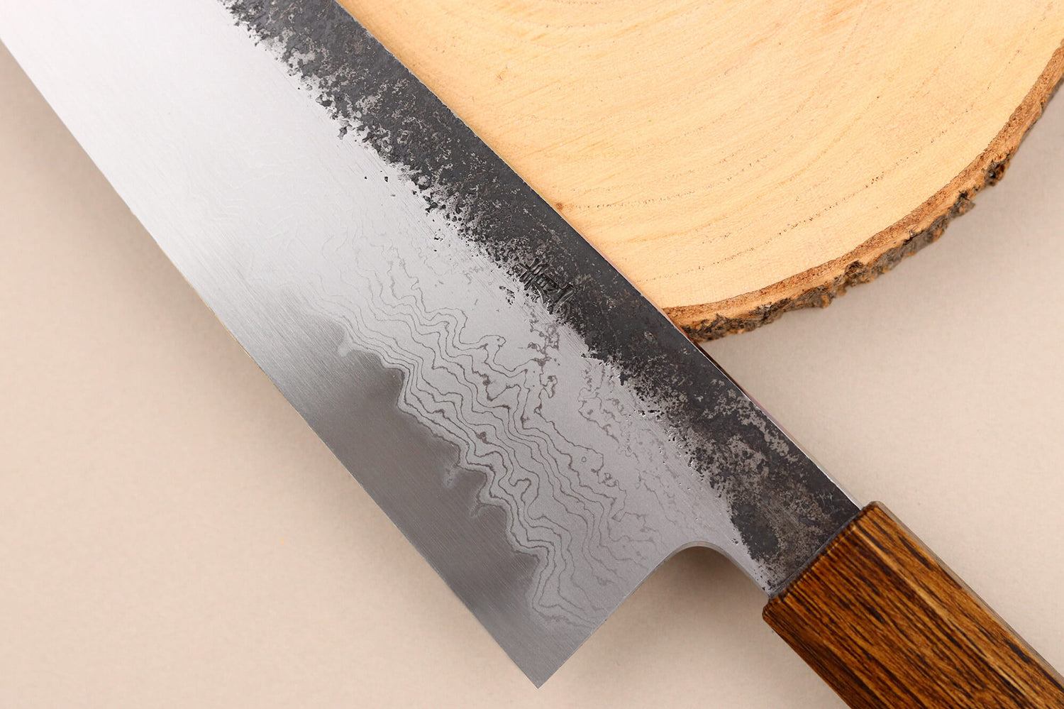 Couteau bunka 18cm japonais artisanal Hado Sumi B1D manche en chêne