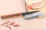 Couteau ko bunka 13,5cm japonais artisanal Hado Sumi B1D manche en cerisier