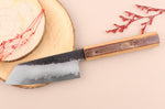 Couteau ko bunka 13,5cm japonais artisanal Hado Sumi B1D manche en cerisier