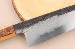 Couteau bunka 18cm japonais artisanal Hado Sumi B1D manche en cerisier