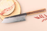 Couteau bunka 18cm japonais artisanal Hado Sumi B1D manche en cerisier