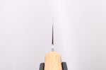 Couteau bunka 18cm japonais artisanal Hado Sumi B1D manche en cerisier