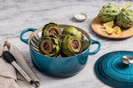 Cocotte ronde en fonte émaillée Le Creuset Signature 24cm Deap Teal