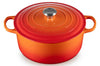 Cocotte ronde en fonte émaillée Le Creuset Signature 24cm Volcanique