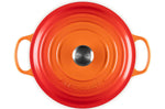 Cocotte ronde en fonte émaillée Le Creuset Signature 24cm Volcanique