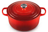 Cocotte ronde en fonte émaillée Le Creuset Signature 24cm Cerise