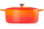 Cocotte ovale en fonte émaillée Le Creuset Signature 33cm Volcanique
