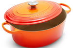 Cocotte ovale en fonte émaillée Le Creuset Signature 33cm Volcanique
